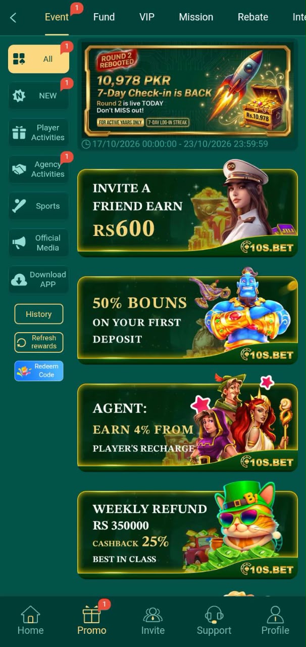 10S bet Game